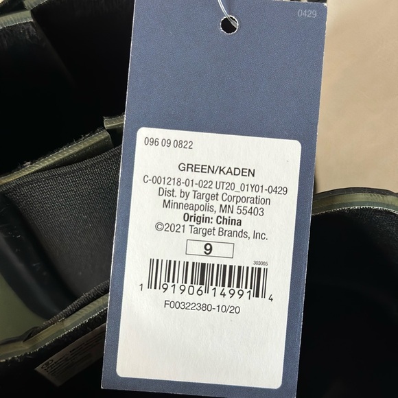 Universal Thread Kaden Rubber Double Gore Rain Boots - Picture 7 of 7